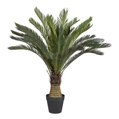 Obrázek produktu pro Umělá rostlina cykas cycas revoluta 130 cm zelená v plastovém květináči 28x17,5 cm