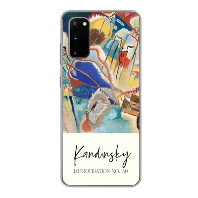 Produktbild von MuchoWow® Handyhülle Schutzhülle Hülle für Samsung Galaxy S20 Improvisation Nr. 30 - Wassily Kandinsky - Kunst Silikon Softcase Handy Hülle - Bild