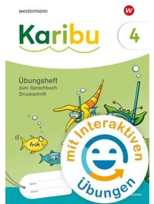Immagine prodotto di Karibu 4. Übungsheft 4 Druckschrift zum Sprachbuch mit interaktiven Übungen