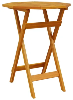 Immagine prodotto di Tavolo pieghevole da giardino in legno di acacia massello, dimensioni 60 x 75 cm