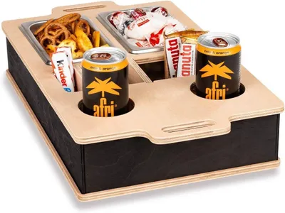 Produktbild von JUNG Organizer INEXTERIOR - CouchBar - handgefertigt in Deutschland, Couchorganizer (Serviertabletts Couchbar Couch Bar Betttablett Sofatablett