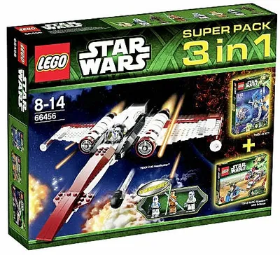 Produktbild von Lego 66456 Star Wars Top Pack 3In1 75002 At-Rt + 75004 Z-95 + 75012 Barc-Speeder