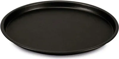 Produktbild von Famanu Pizzaboden Backblech Stahl Schwarz - Ideal für knusprige Pizza