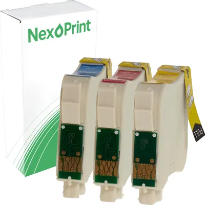 Produktbild von Druckerpatrone kompatibel zu Epson C13T130640 mehrfarbig Stylus Office BX 925 FWD Epson BX 635 FWD Epson BX 630 FW Epson BX 625 FWD Epson BX 535 WD