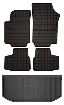 Obrázok produktu pre Gumové autokoberce SolidPRO + vaňa kufra DryZone pre: Volkswagen Up! 2011-2023 hatchback 5 ks
