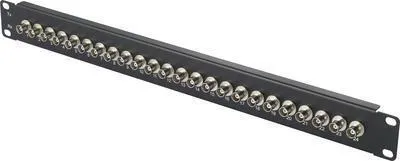 Produktbild von Renkforce 24 Port BNC-Patchpanel 483 mm (19) 1 HE Bestückt