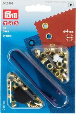 Obrázok produktu pre Priechodky + narážač, 4 mm, zlaté farby
