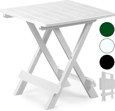 Image de Table en plastique Adige – 45 cm x 43 cm x 50 cm Différents coloris. blanc