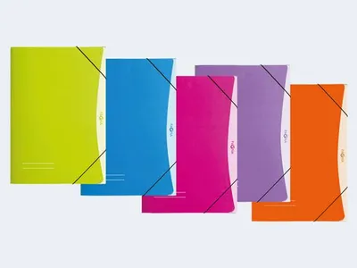Produktbild von Pagna 21616-00, Konventioneller Dateiordner, A4, Karton, Mehrfarbig, Gummiband