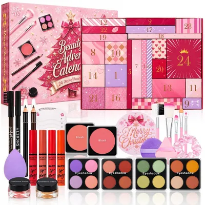 Obrázek produktu pro Adventní kalendář Beauty 2026 24 dní Make Up Adventní kalendář Sada Make Up