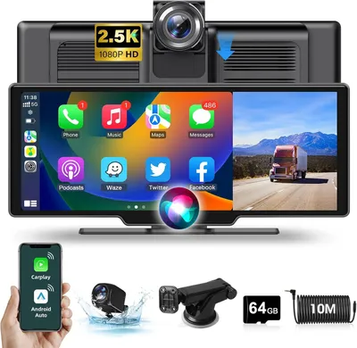 Obrázek produktu pro Bezdrátové CarPlay a Android Auto s 10,26palcovým dotykovým displejem a duální palubní kamerou