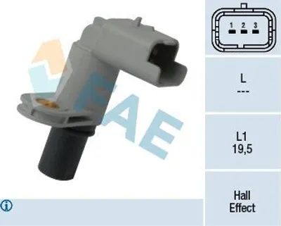 Produktbild von FAE Nockenwelleposition Sensor passend für PEUGEOT 206 Schrägheck (2A/C) Nockenwellen 79307