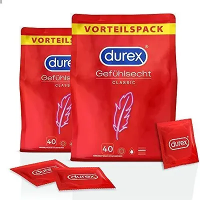 Produktbild von Durex Gefühlsecht Kondome 40 Stück 2er Pack