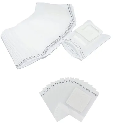 Image de Filtres à café pour camping - Jetables avec œillet de suspension - Pour une utilisation à la maison, au bureau, en voyage et en camping - 50 pièces - 7,5 x 9 cm - Blanc