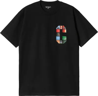 Image de T-shirt Carhartt WIP I033673-89XX-BLK pour Homme