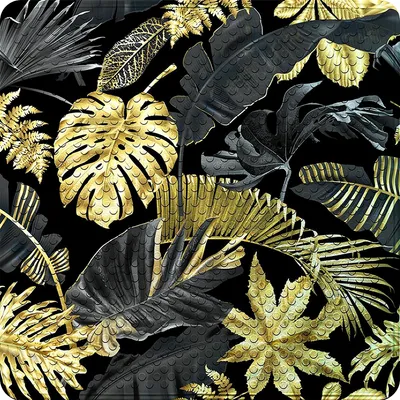 Obrázok produktu pre Kúpeľňová rohož Sanilo 53 x 53 cm Golden Leaves