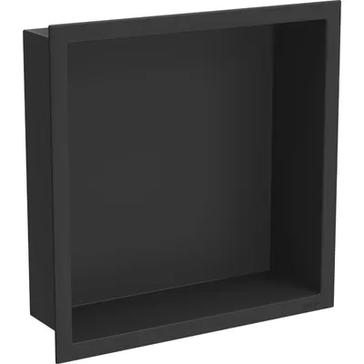 Obrázok produktu pre Mexen X-Wall-R zapustená polička s okrajom 30 x 30 cm, čierna - 1970303010