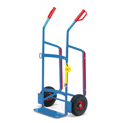 Produktbild von Fetra Fasssackkarre 250 kg für 120-220 Liter Kunststofffässer, Vollgummireifen