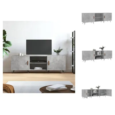 Produktbild von vidaXL TV-Schrank Betongrau 150x30x50 cm Holzwerkstoff -  TV-Möbel