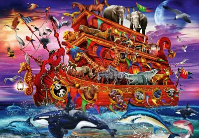 Image de Bluebird Puzzle Puzzle The Ark 1000 pièces carton coloré