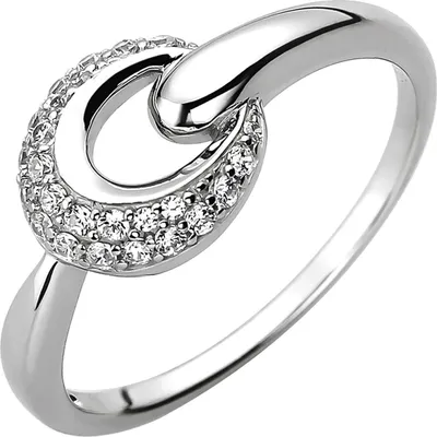 Produktbild von Ring aus 925 Silber mit 25 Zirkonia Silberring Fingerring Fingerschmuck Innenumfang 58mm  Ø18.5mm