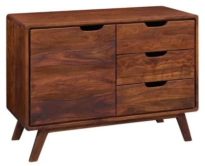Produktbild von MASSIVMOEBEL24 Kommode Sheesham 90x40x65 walnuss gewachst MALMÖ 2 #104