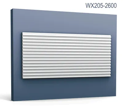 Produktbild von Orac Decor WX205-2600 MODERN TRACK 3D Wandpaneel Zierelement Stuckleiste 2,6 m
