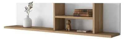 Produktbild von Nureci - Regal, 120x20x25h cm Eiche Braun, 4 Böden