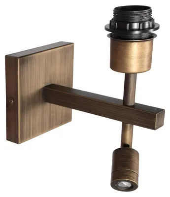 Zdjęcie produktu dla Steinhauer - kinkiet - Stang - brąz - metal - lampka łóżkowa - LED_E27 - 2995BR