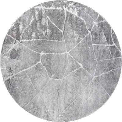 Immagine prodotto di Tappeto MEFE moderno  Cerchio 2783 Marmo - Structural due livelli di pile grigio scuro grigio ruota 100 cm