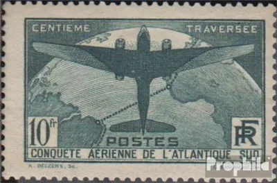 Produktbild von Briefmarken Frankreich 1936 Mi 327 mit Falz Ozeanüberquerung Postflugzeuge
