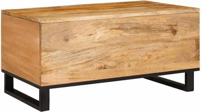 Produktbild von Couchtisch Natur 80 x 50 x 40 cm Massivholz Mango