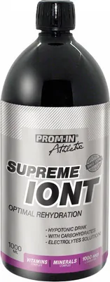 Obrázek produktu pro Prom-In Supreme Iont 1000 ml růžový grepfruit / Sportovní nápoje / Osvěžující hypotonický sportovní nápoj s obsahem vitamínů a minerálů