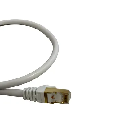 Obrázek produktu pro Patch kabel CAT7 síťový kabel LAN DSL bílý síťový kabel RJ45 Ethernet 2m
