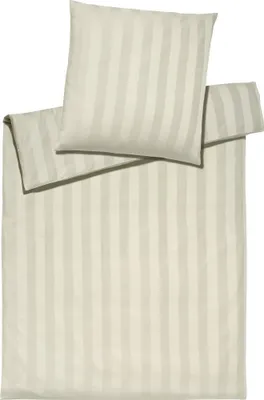 Produktbild von elegante Mako-Satin-Kissenbezug einzeln Noblesse Farbe Creme Größe 70x90cm