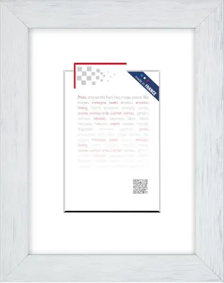 Immagine prodotto di CEANOTHE Karma, cornice in legno bianca, 24x30 cm
