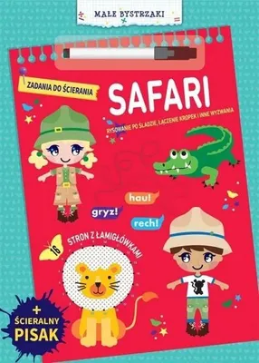 Productafbeelding van Małe bystrzaki. Zadania do ścierania. Safari - praca zbiorowa