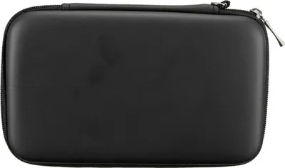Produktbild von Schutzhülle für Spielkonsole kompatibel mit Nintendo 3DS XL, DSi XL, New 2DS XL, Retroid Pocket 2 Plus, Analogue Pocket – Robuste Tragetasche, stoßfest, mit 8 Spielkartenfächern – Schwarz