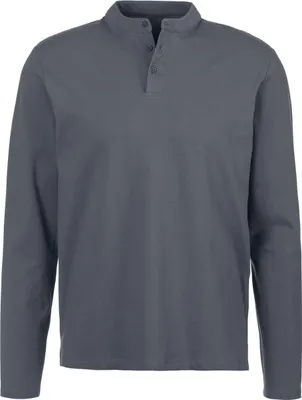 Produktbild von JOHN DEVIN Henleyshirt mit Stehkragen anthrazit Größe L