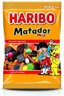 Produktbild von Haribo Matador Mix Fruchtgummi & Lakritz Mischung 375g