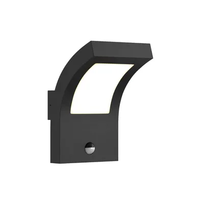 Produktbild von Arcchio LED-Außenwandleuchte Advik, anthrazit, IP54, Sensor