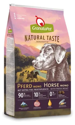 Productafbeelding van GranataPet Natuurlijke Smaak Paard, 4 kg