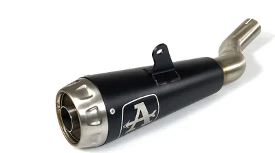 Produktbild von ARROW Pro-Race Dark Nichrom Slip-On Auspuff für Honda CBR 500 R