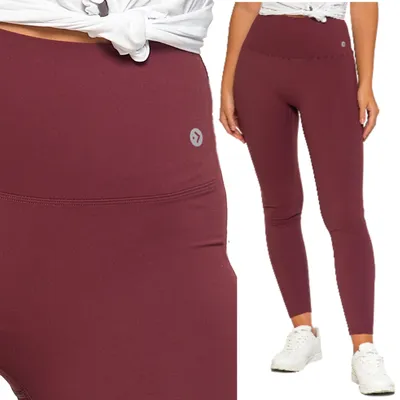 Produktbild von Damen-Leggings Sport Leggings mit hohem Bund, Funktionsleggings, stylisch, MORAG L, weinrot