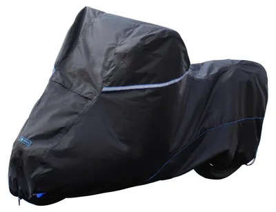 Zdjęcie produktu dla Pokrowiec na motocykl - Wodoodporny - 220 x 90 x 115 cm - Zewnętrzny - Ochrona przed słońcem i deszczem