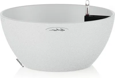 Produktbild von Famanu Blumentopf mit Bewässerungssystem - Steinoptik - Ø 40 cm