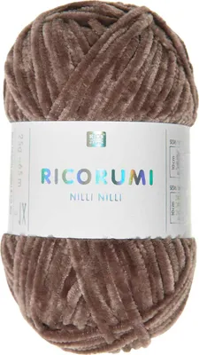 Produktbild von Rico Design Ricorumi Nilli Nilli (25g/65m) weiches Chenillegarn 24 schkokolade