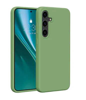 Obrázok produktu pre Etteri silikónové puzdro pre telefón Samsung Galaxy S25 Ultra, svetlozelená farba