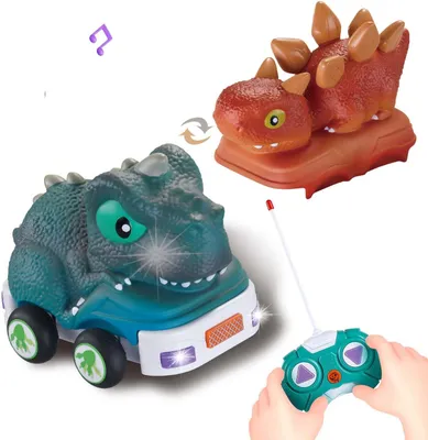 Image de KOESMG - Voiture télécommandée « Dinosaure » - Jouet - Cadeau pour enfants