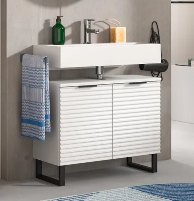 Produktbild von Riff Waschbeckenunterschrank 2 Türen Weiß.